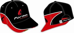 Forma CAP čepice černo/červená