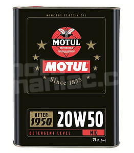 Motul Classic Motor Oil 20W50 2l