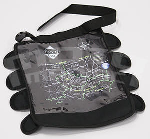 Pack´N GO PCG013 Map Bag W Magnets Black
