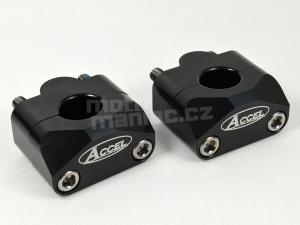 Accel BM-01 black Bar Mounts pr.22,2mm - 1