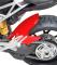 Barracuda zadní blatník s krytem řetězu - Ducati Hypermotard 796/1100 2007-2012, červená Ducati - 1/5
