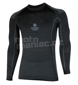 Brubeck Cooler Body Guard Black triko dlouhý rukáv
