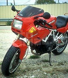 Ermax Original plexi - Ducati 600/750/900 SS 1991/1994, černé kouřové - 1