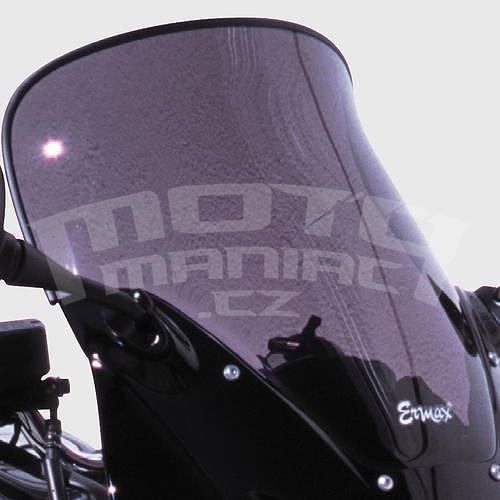 Ermax turistické plexi +8cm (36cm) - Honda CB 600 Hornet S 1998-2004, černé kouřové - 1