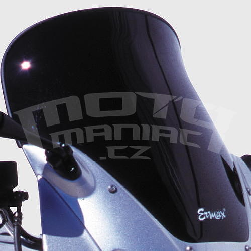 Ermax turistické plexi +8cm (36cm) - Honda CB 600 Hornet S 1998-2004, černé neprůhledné - 1