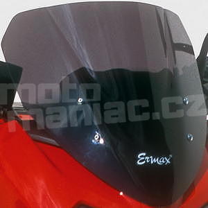 Ermax plexi větrný štítek 31cm - Kawasaki Z 750 N 2004/2006, černé kouřové - 1