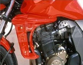 Ermax kryty chladiče červená - Kawasaki Z 750 N 2004/2006