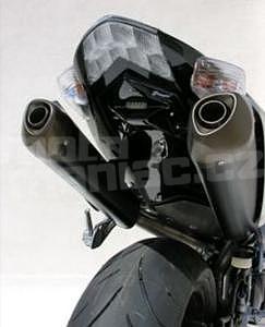 Ermax výplň mezi podsedadlové plasty černá lesklá (ebony) - Kawasaki ZX 10 R Ninja 2006/2007