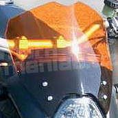 Ermax turistické plexi +10cm - KTM 990 Super Duke 2007, oranžové fluo