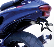 Ermax podsedlový plast s držákem SPZ modrá metalíza - Suzuki GSXR 1300 R Hayabusa 1999-2007 - 1/2