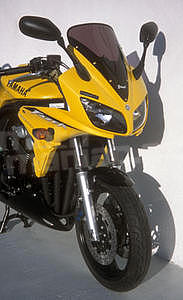 Ermax turistické plexi + 5 cm - Yamaha FZS 600 Fazer 2002/2003, černé kouřové - 1