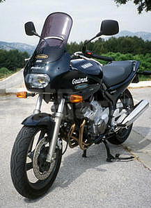 Ermax turistické plexi + 10 cm - Yamaha XJ 600 Diversion 1992 (STD), černé kouřové - 1