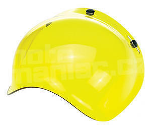 Biltwell Bubble Shield Yellow Solid - 1