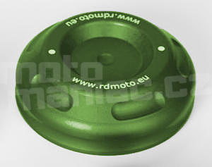 RDmoto CBT - Aprilia RSV1000R 99-03, zelený eloxovaný hliník