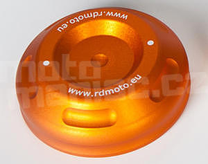 RDmoto CBT - Aprilia RSV1000 Factory 04-05, oranžový eloxovaný hliník
