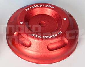 RDmoto CBT - Aprilia RSV4 09-11, červený eloxovaný hliník