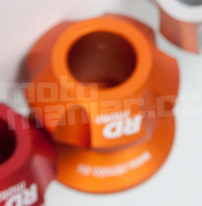 RDmoto RM1 Race M10x1,25mm, oranžový eloxovaný hliník