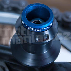 RDmoto EM1 Exclusive M10x1,25mm, modrý eloxovaný hliník