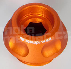RDmoto OC3 Kawasaki M30x1,5mm, oranžový eloxovaný hliník
