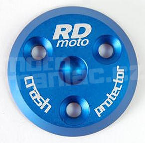 RDmoto PM1 protektory uchycení na motor - Honda CBF600(S) 04-07, modrý eloxovaný hliník