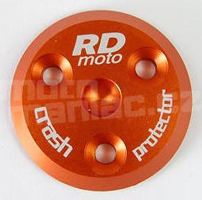 RDmoto PM1 protektory uchycení na motor - Honda CBF600(S) 04-07, oranžový eloxovaný hliník