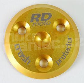 RDmoto PM1 protektory uchycení na motor - Suzuki GSX-R 600/750 06-07, zlatý eloxovaný hliník