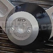 RDmoto PM2 protektory uchycení na motor - Suzuki GSX 750 INAZUMA, stříbrný eloxovaný hliník