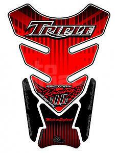 Motografix TT012R Triumph Triple Uninon Jack red