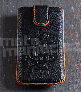 Leather Case Iphone 4, black - 1