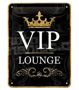 Metal Sign VIP Lounge