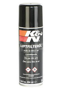 K&N Air Filter Oil, 204 ml