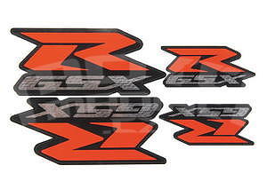 GSX-R Logo Stickers, Set of 4