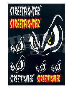 Streetfighter Stickers, Set of 9