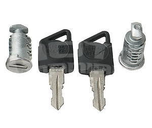 Hepco & Becker Repl. Lock C-Bow, 2 Cylinder Lock + 2 Key