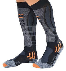 X-Socks Moto Touring Long Black - 1