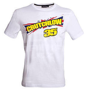 Cal Crutchlow 35 triko bílé - velikost L - 1