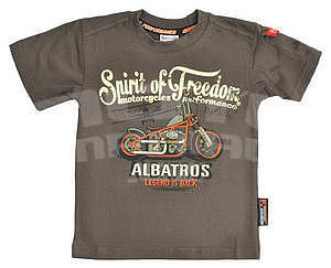 Motorcycles Performance Albatros Olive dětské triko, XS - 1