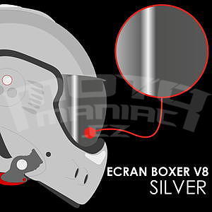 Roof Boxer V8 plexi stříbrné zrcadlové