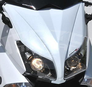 Ermax přední maska, 2x obrysové světlo Yamaha TMax 530 2012-2014, white (BWC1) - 1
