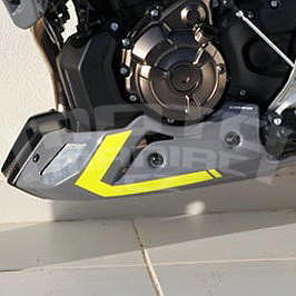Ermax kryt motoru Yamaha MT-07 2014-2015, 2016 gris/jaune fluo(night fluo)