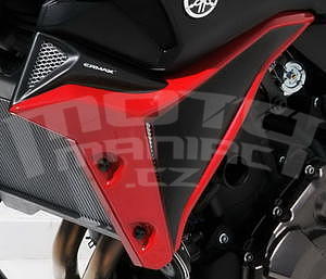 Ermax kryty chladiče Yamaha MT-07 2014-2015, r.v. 2014 red/satin black - 1