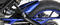 Ermax zadní blatník s krytem řetězu - Yamaha MT-09 2013-2015, 2014-2016 satin blue (race blu) - 1/7