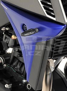 Ermax kryty chladiče - Yamaha MT-125 2014-2015, maty blue /black mat - 1