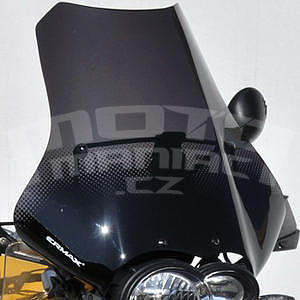 Ermax turistické plexi +15cm (45cm) - BMW R 1200 GS 2004-2012, černé kouřové - 1