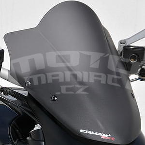 Ermax Double Bubble plexi větrný štítek 39cm - Ducati Diavel 2011-2013, černé satin