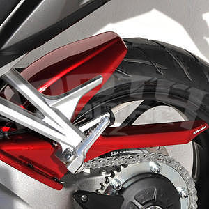 Ermax zadní blatník s krytem řetězu - Honda VFR800X Crossrunner 2015-2019, metallic red (candy arcadian red R305) 2015-2018