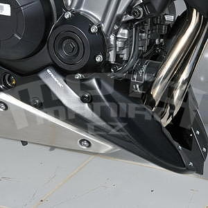 Ermax kryt motoru - Honda CB500X 2013-2015, mat black (matt gunpowder black metal) - 1