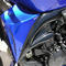 Ermax kryty chladiče dvoubarevné - Honda CB600F Hornet 2007-2010, 2008/2009 silver carbon look metallic blue (pearl fiji blue) - 1/7
