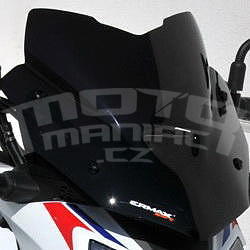Ermax Sport plexi větrný štítek 28cm - Honda CB650F 2014-2015, černé neprůhledné