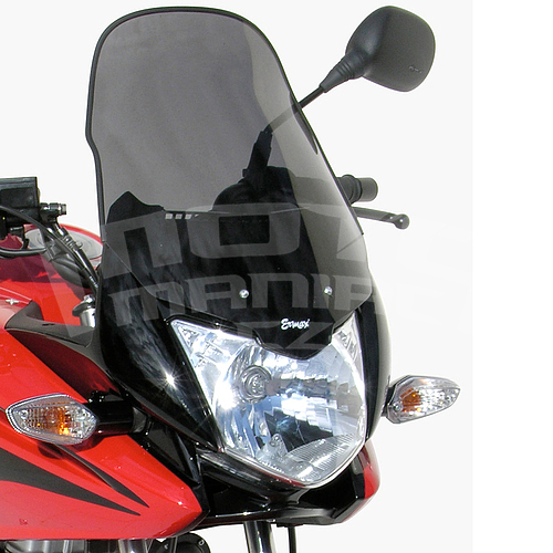 Ermax turistické plexi +13cm (44cm) - Honda CBF125 2009-2014, černé kouřové
